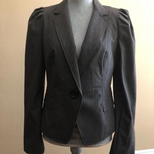 Express Design Studio grey pinstripe blazer (New)